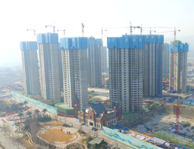 甘肅建投地產(chǎn)·百酈灣項(xiàng)目一期 一、三標(biāo)段15層以下主體順利通過(guò)驗(yàn)收