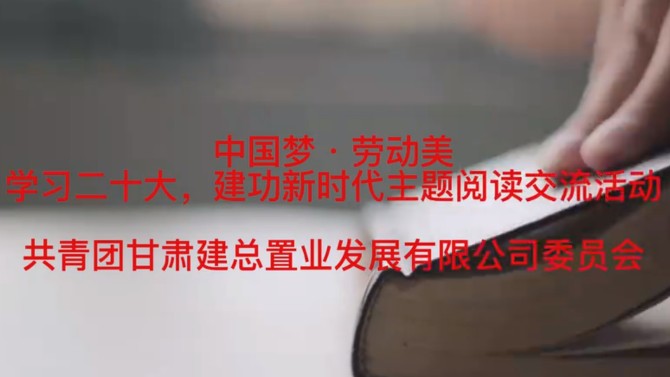 公司團(tuán)委舉辦“學(xué)習(xí)二十大 建功新時代”主題閱讀交流活動