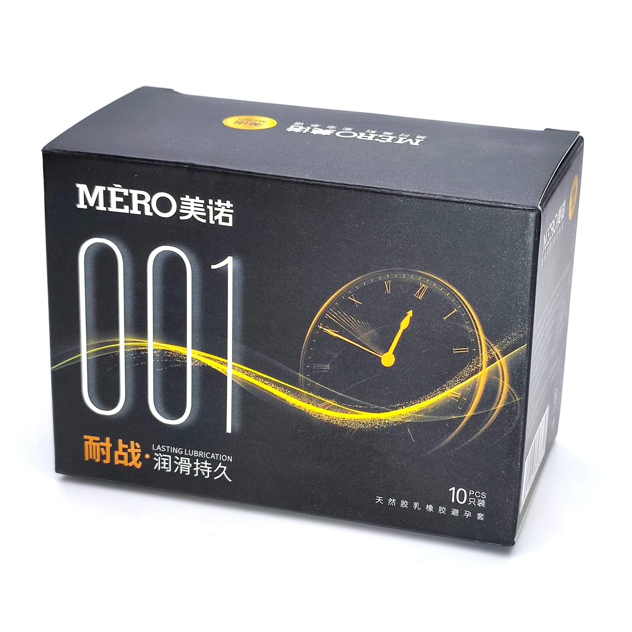 美諾（001耐戰(zhàn).潤滑持久）天然膠乳橡膠避孕套